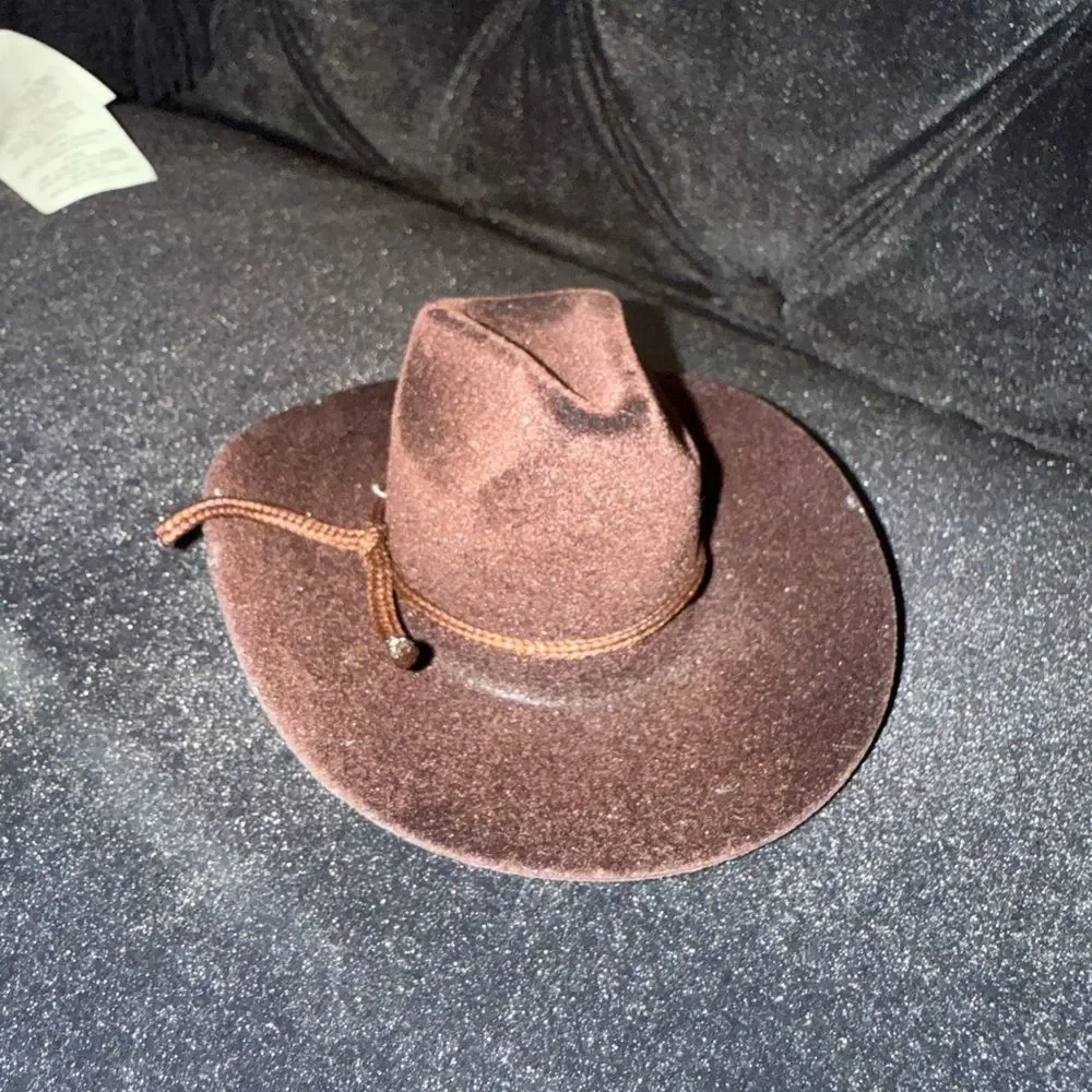 Labubu cowboy hat  Brown